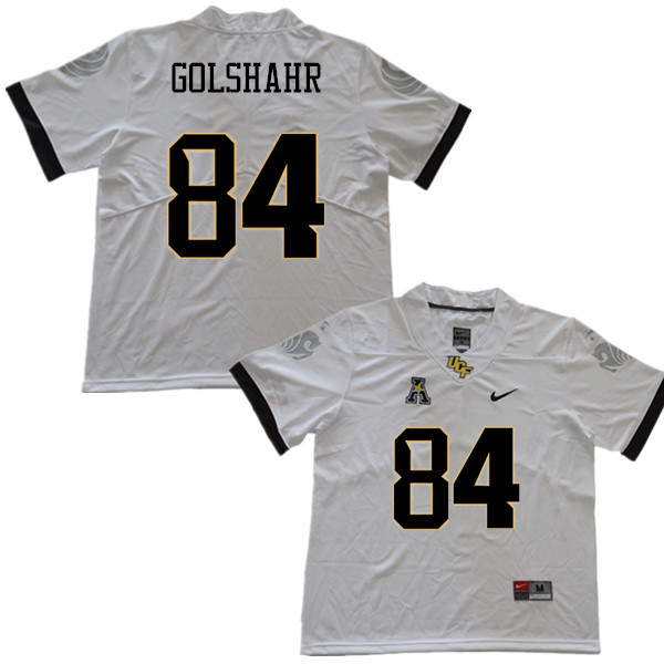 Men #84 Nader Golshahr UCF Knights College Football Jerseys Sale-White